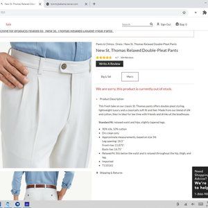 Tommy Bahama St. Thomas Relaxed Double-Pleated